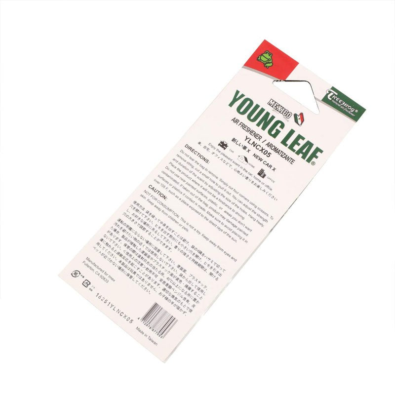 3x Tree Frog Young Leaf Paper Mexico/New Car X Scent Air Freshener Home/Office-Miscellaneous-BuildFastCar