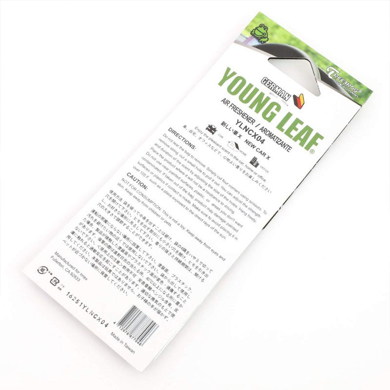 6x Tree Frog Young Leaf Paper Germany/New Car X Scent Air Freshener Interior SUV-Miscellaneous-BuildFastCar