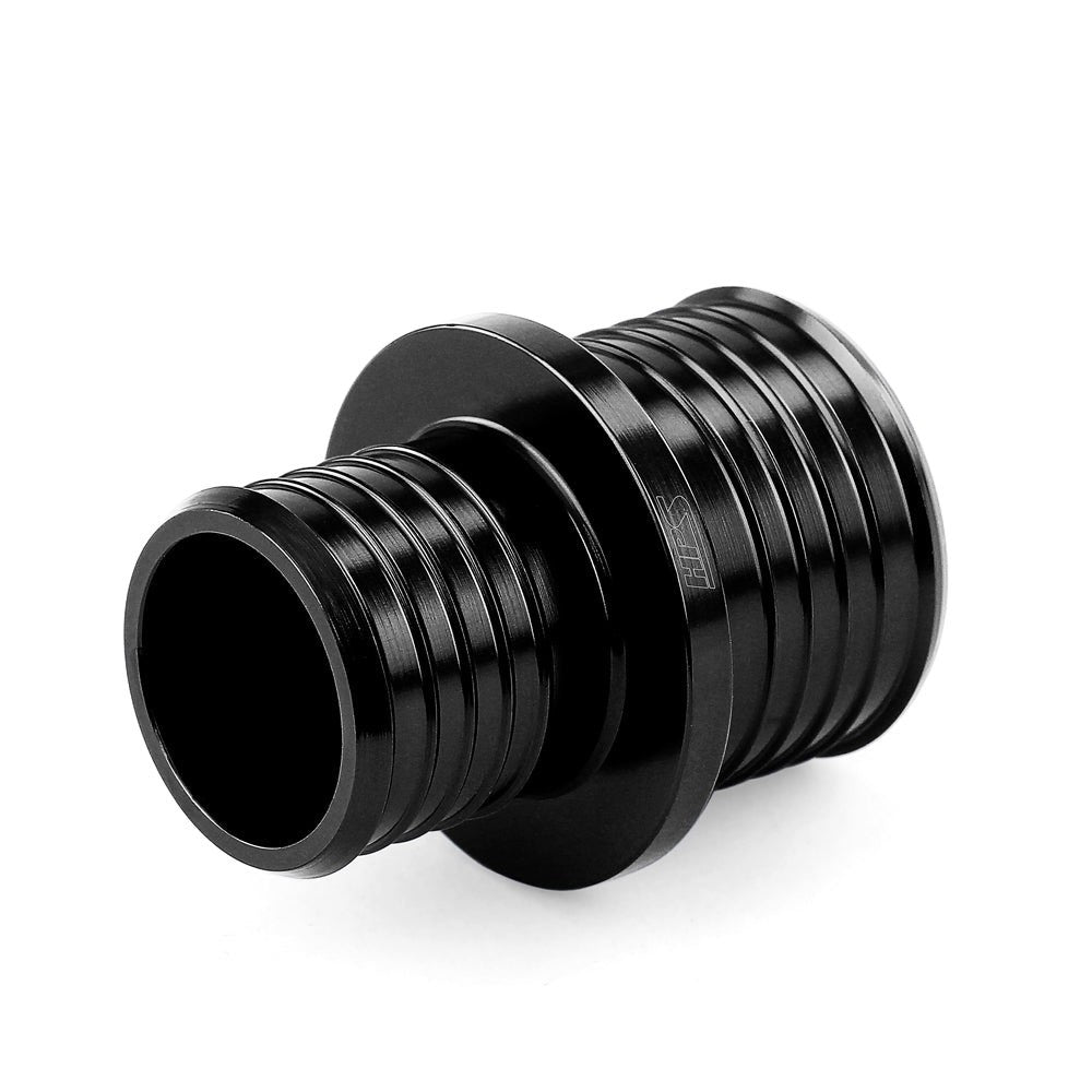 HPS AHUR-100-112-BLK Black 6061 Aluminum Hose Joiner Union Connector AHUR-100-112-BLK