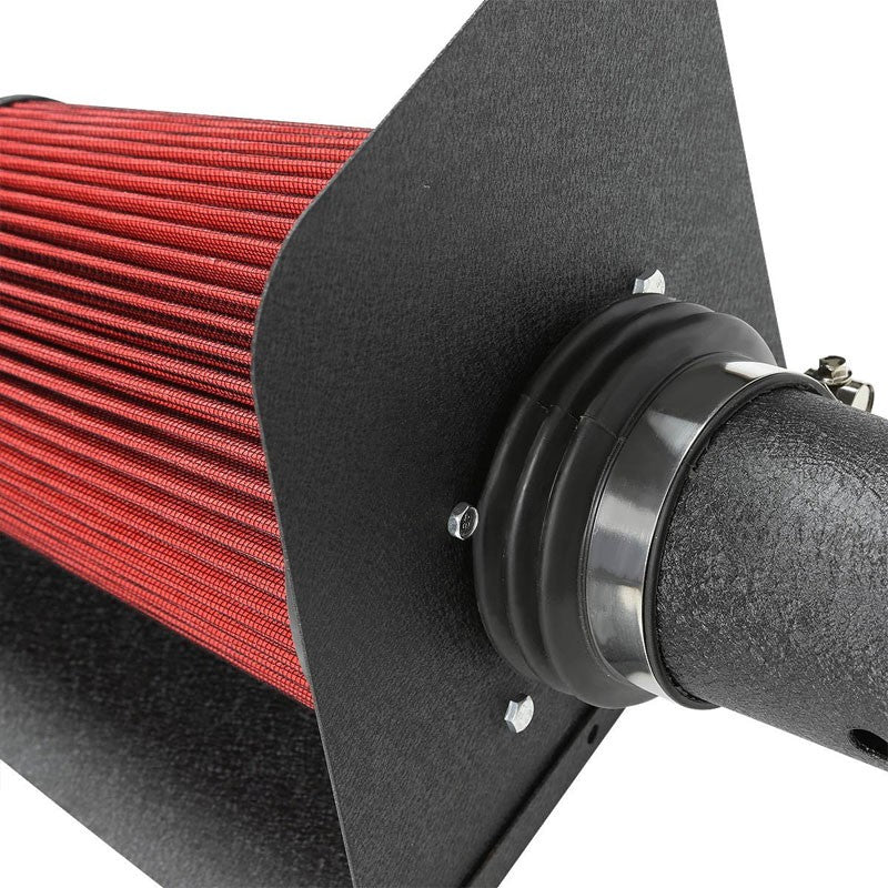 Cold Air Intake Kit Black Pipe+Heat Shield For Ford 97-04 Expedition/F-150 V8-Performance-BuildFastCar