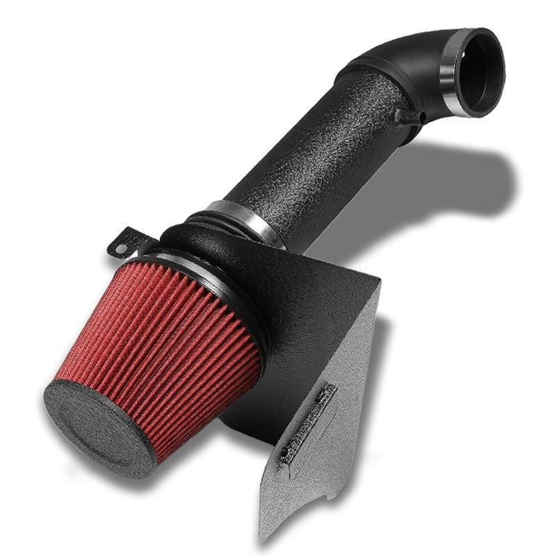 Cold Air Intake Kit Black Pipe+Filter+Heat Shield For Chrysler 05-10 300 V8-Performance-BuildFastCar