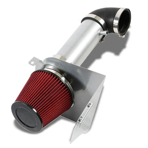 Cold Air Intake Kit Silver Pipe+Filter+Heat Shield For Chrysler 05-10 300 V8-Performance-BuildFastCar