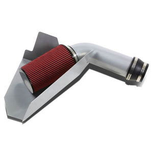 Silver Aluminum Cold Air Intake+Heat Shield For Chevy 96-00 C/K-Series Yukon-Performance-BuildFastCar