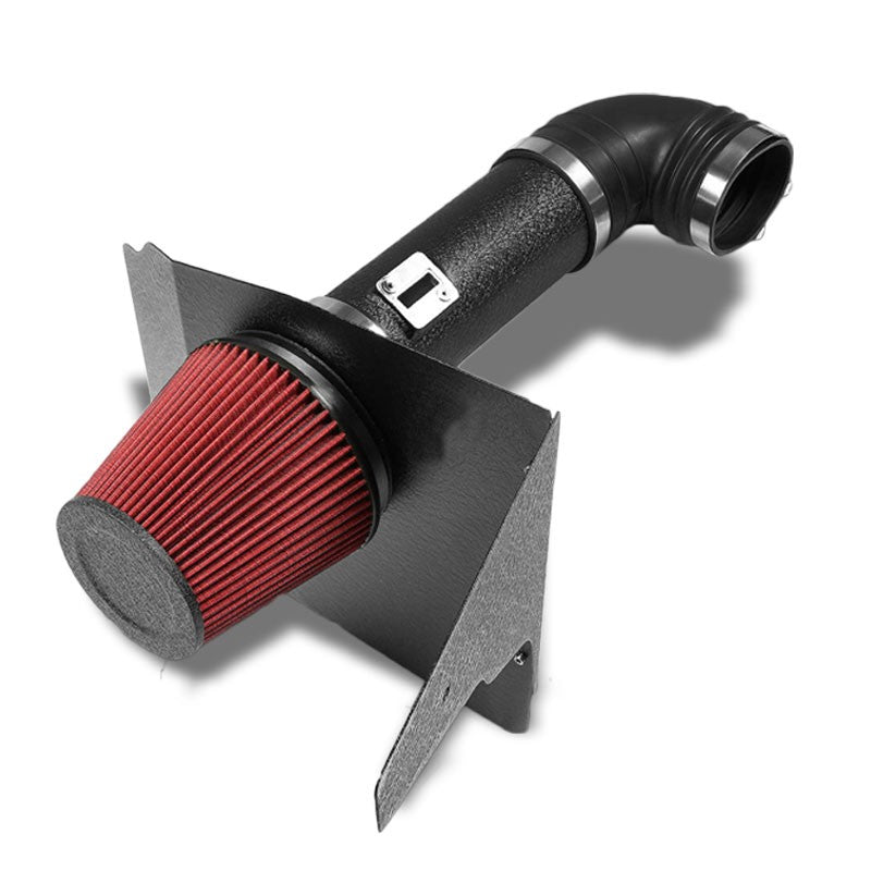 Cold Air Intake Kit Black Pipe+Filter+Heat Shield For Chevrolet 10-12 Camaro V8-Performance-BuildFastCar