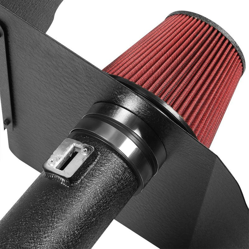 Cold Air Intake Kit Black Pipe+Filter+Heat Shield For Chevrolet 10-12 Camaro V8-Performance-BuildFastCar