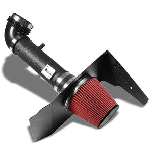 Cold Air Intake Kit Black Pipe+Heat Shield For Chevrolet 12-14 Camaro LT/LS V6-Air Intake Systems-BuildFastCar