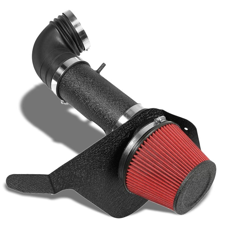 Cold Air Intake Kit Black Pipe+Filter+Heat Shield For Cadillac 06-07 CTS V V8-Performance-BuildFastCar
