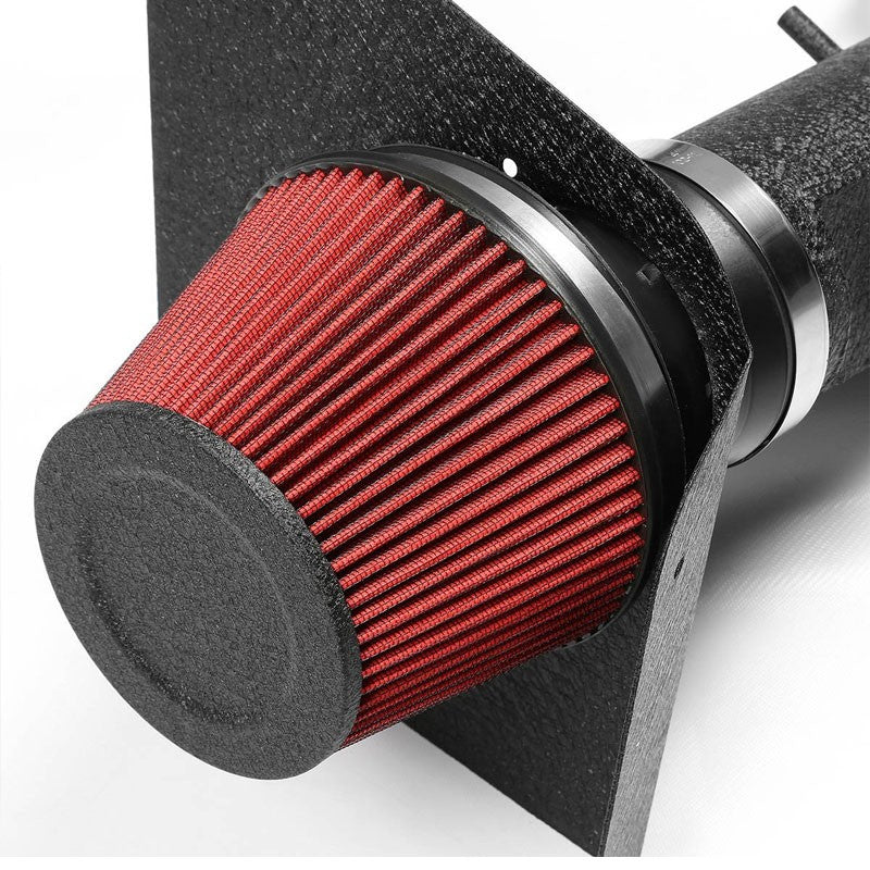 Cold Air Intake Kit Black Pipe+Filter+Heat Shield For Cadillac 06-07 CTS V V8-Performance-BuildFastCar