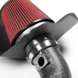 Cold Air Intake Kit Black Pipe+Filter+Heat Shield For Cadillac 09-10 CTS V V8-Performance-BuildFastCar