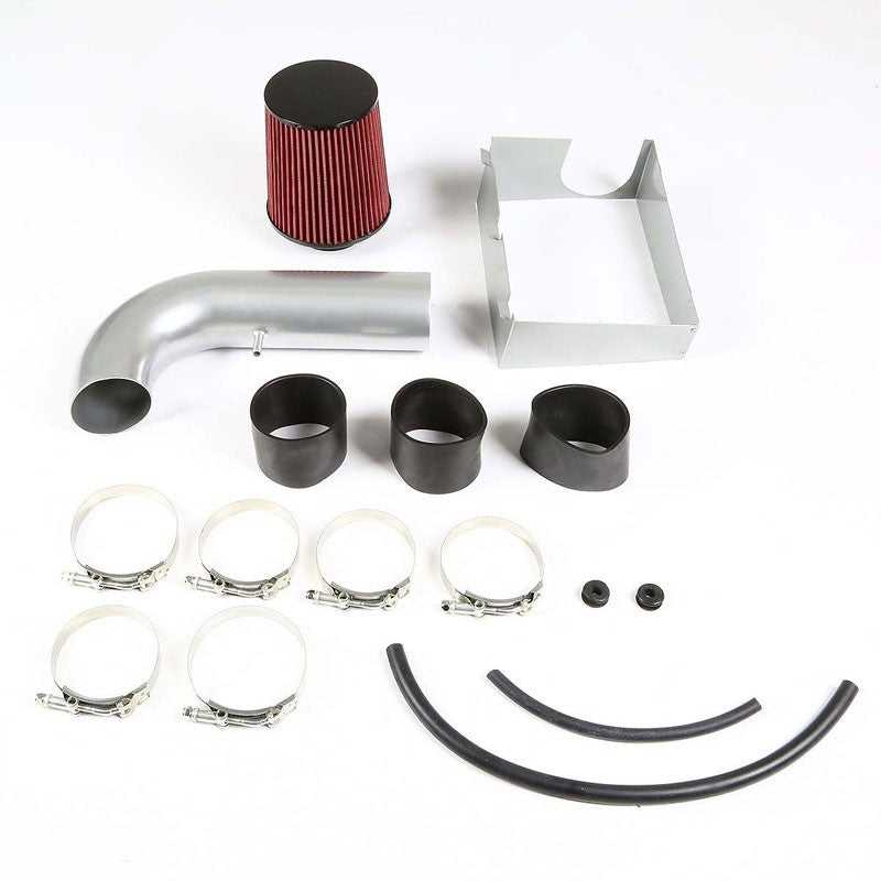 Cold Air Intake Kit Silver+Heat Shield For 05-10 Charger/Challenger 5.7L-6.1L V8-Performance-BuildFastCar