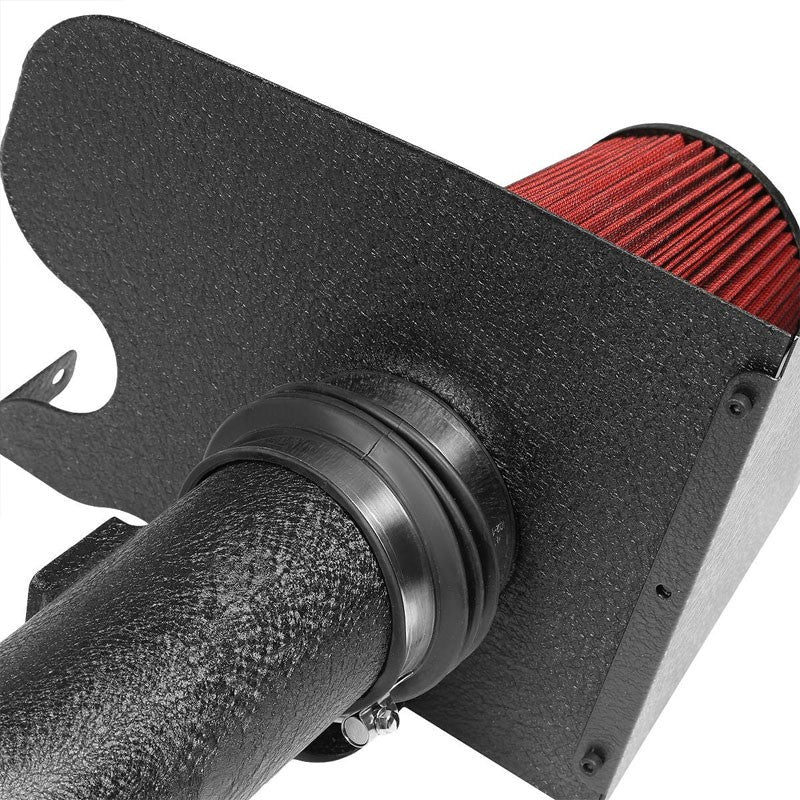 Cold Air Intake Kit Black Pipe+Filter+Heat Shield For Ford 04-08 F-150 V8 5.4L-Performance-BuildFastCar
