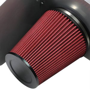 Cold Air Intake Kit Silver Pipe+Filter+Heat Shield For Ford 04-08 F-150 V8 5.4L-Performance-BuildFastCar