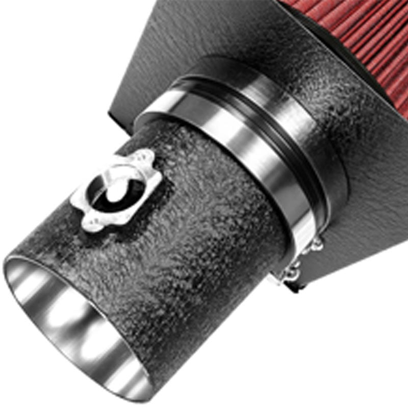 Black Air Intake Kit+Heat Shield For Ford 08-10 F250/F350/F450 6.4L V8 Diesel-Performance-BuildFastCar