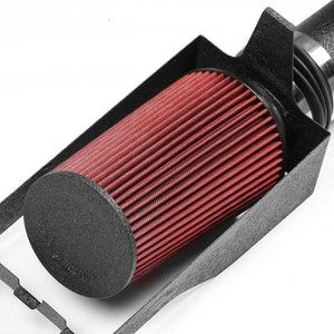 Cold Air Intake Kit Black Pipe+Heat Shield For Ford 99-03 F250 Super Duty V8-Performance-BuildFastCar