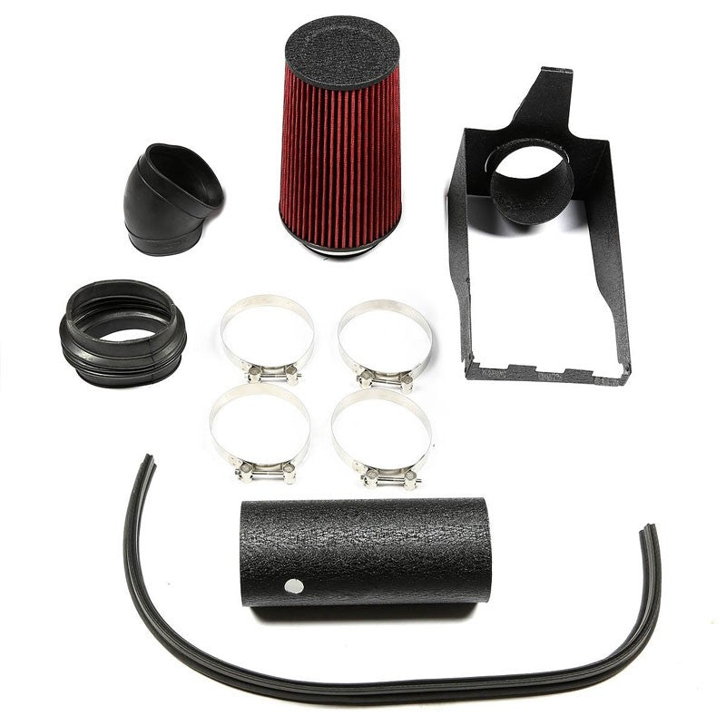 Cold Air Intake Kit Black Pipe+Heat Shield For Ford 99-03 F250 Super Duty V8-Performance-BuildFastCar