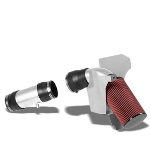 Cold Air Intake Kit Silver+Heat Shield For 99-04 F-Series Super Duty 6.8L V10-Performance-BuildFastCar
