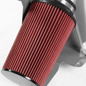 Cold Air Intake Kit Silver+Heat Shield For 99-04 F-Series Super Duty 6.8L V10-Performance-BuildFastCar