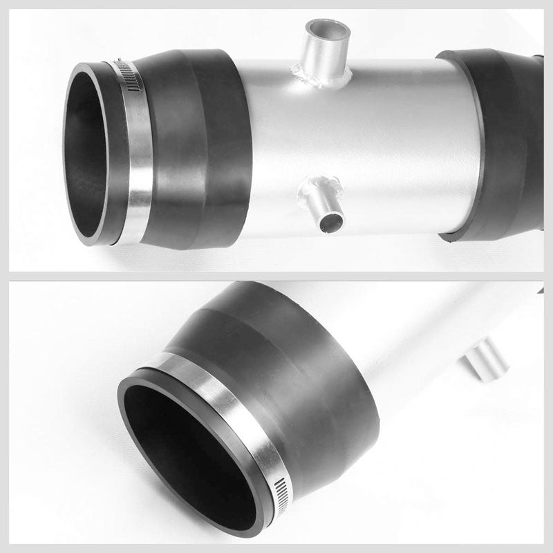 Cold Air Intake Kit Silver+Heat Shield For 99-04 F-Series Super Duty 6.8L V10-Performance-BuildFastCar