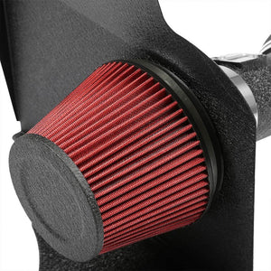 Cold Air Intake Kit Black Pipe+Filter+Heat Shield For Ford 11-14 Mustang Base V6-Performance-BuildFastCar