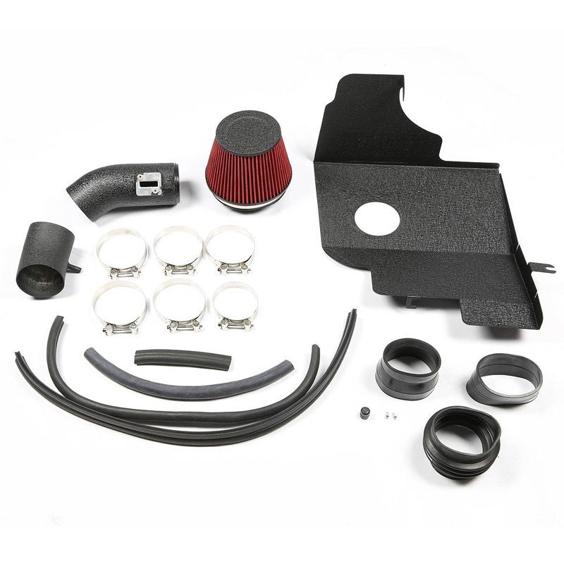Cold Air Intake Kit Black Pipe+Filter+Heat Shield For Ford 11-14 Mustang Base V6-Performance-BuildFastCar
