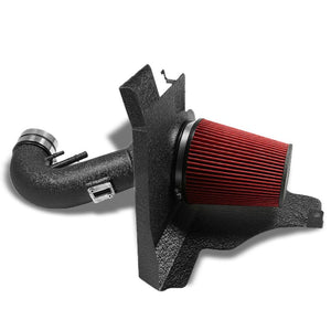 Cold Air Intake Kit Black Pipe+Filter+Heat Shield For Ford 11-14 Mustang GT V8-Performance-BuildFastCar