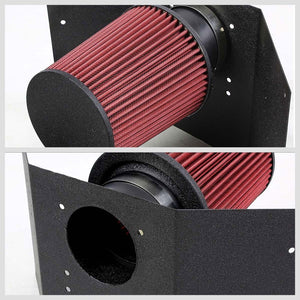 Black Air Intake Aluminum Piping+Heat Shield For Lincoln 03-05 Aviator 4.6L V8-Performance-BuildFastCar