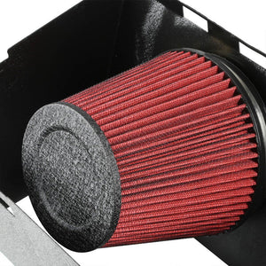 Cold Air Intake Kit Black Pipe+Filter+Heat Shield For Dodge 02-08 Ram 15/2500 V8-Performance-BuildFastCar