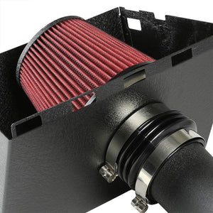 Cold Air Intake Kit Black Pipe+Filter+Heat Shield For Dodge 02-08 Ram 15/2500 V8-Performance-BuildFastCar