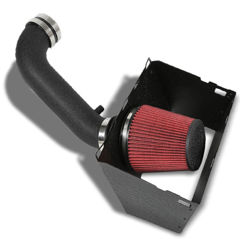 Cold Air Intake Kit Black Pipe+Heat Shield For Dodge 09-14 Ram 1500/2500/3500 V8-Performance-BuildFastCar
