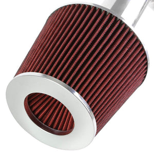Cold Air Intake Polish Pipe/Red Filter+Heat Shield For Toyota 07-09 Camry 2.4L-Performance-BuildFastCar