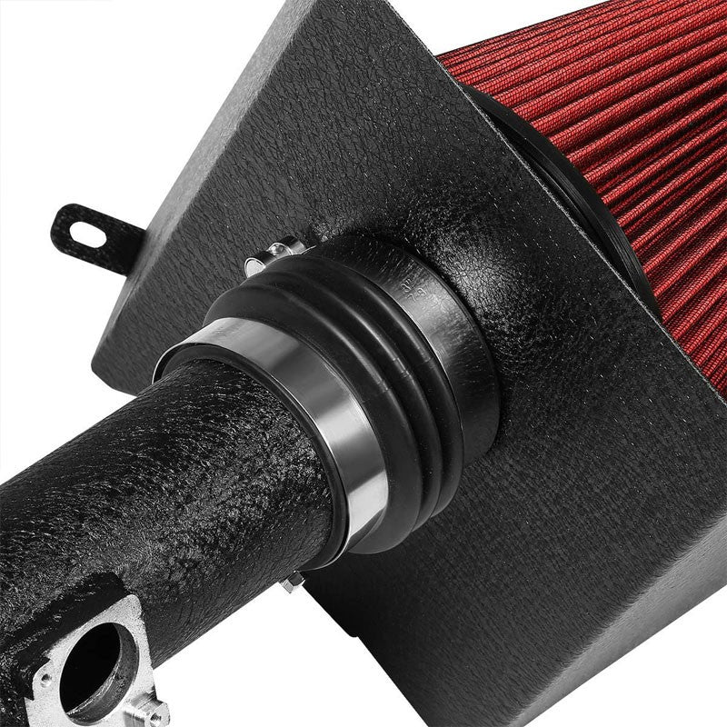 Cold Air Intake Kit Black Pipe+Filter+Heat Shield For Toyota 05-11 Tacoma V6-Performance-BuildFastCar