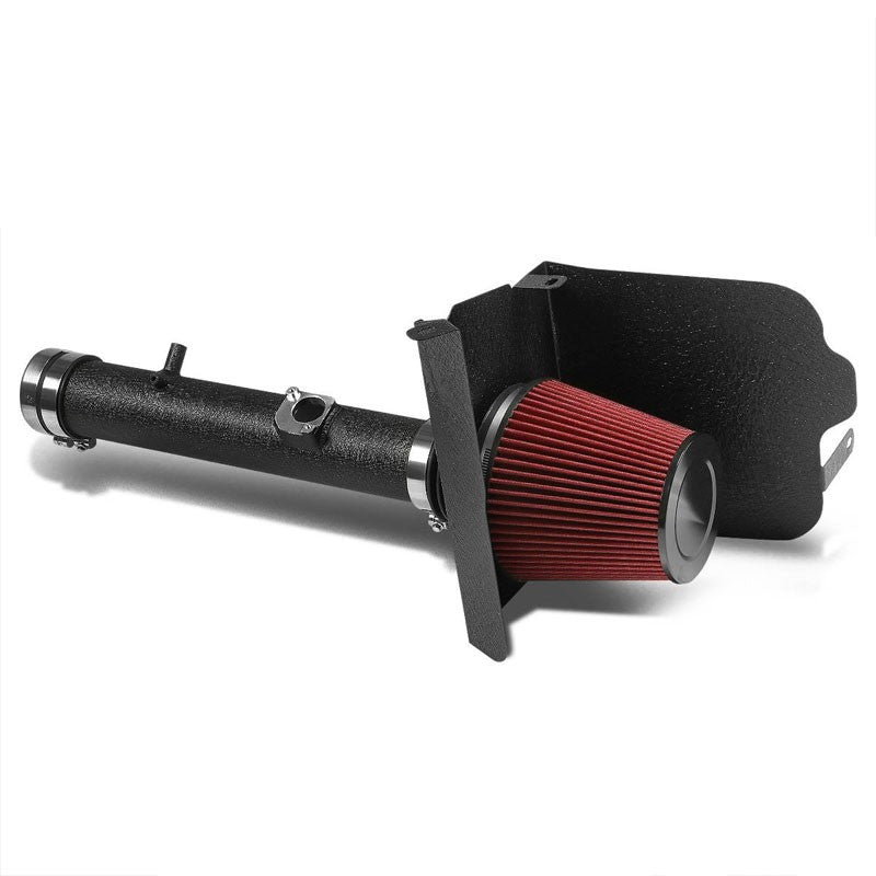 Cold Air Intake Kit Black Pipe+Heat Shield For Toyota 99-04 Tacoma/4Runner V6-Performance-BuildFastCar