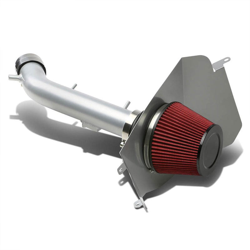 Cold Air Intake Kit Silver Pipe+Heat Shield For Toyota 99-04 Tacoma/4Runner V6-Performance-BuildFastCar