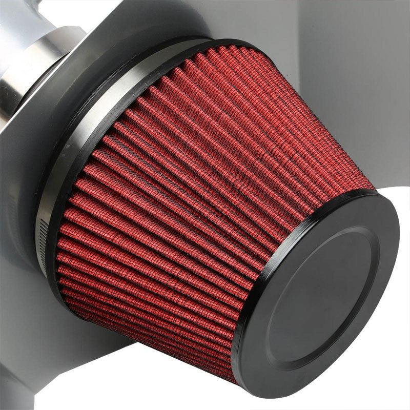 Cold Air Intake Kit Silver Pipe+Heat Shield For Toyota 99-04 Tacoma/4Runner V6-Performance-BuildFastCar