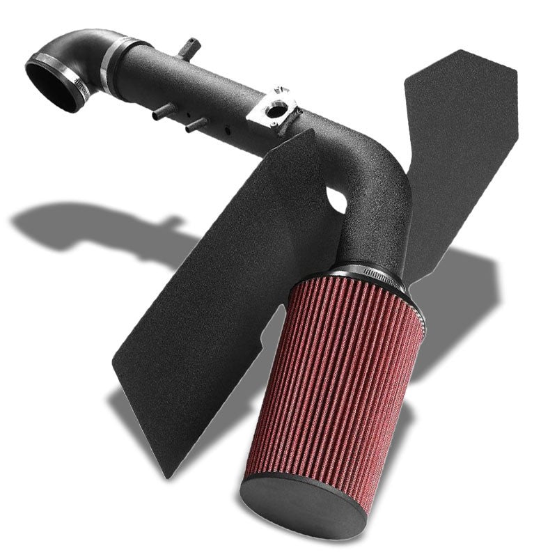 Cold Air Intake Kit Black Pipe+Heat Shield For Toyota 00-04 Tundra 2UZ-FE V8-Performance-BuildFastCar