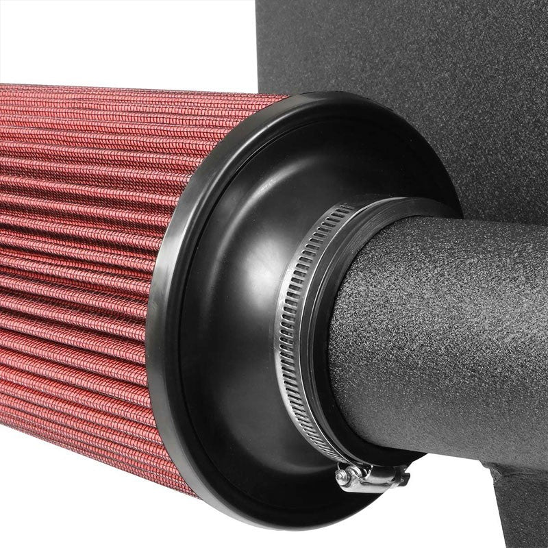 Cold Air Intake Kit Black Pipe+Heat Shield For Toyota 00-04 Tundra 2UZ-FE V8-Performance-BuildFastCar