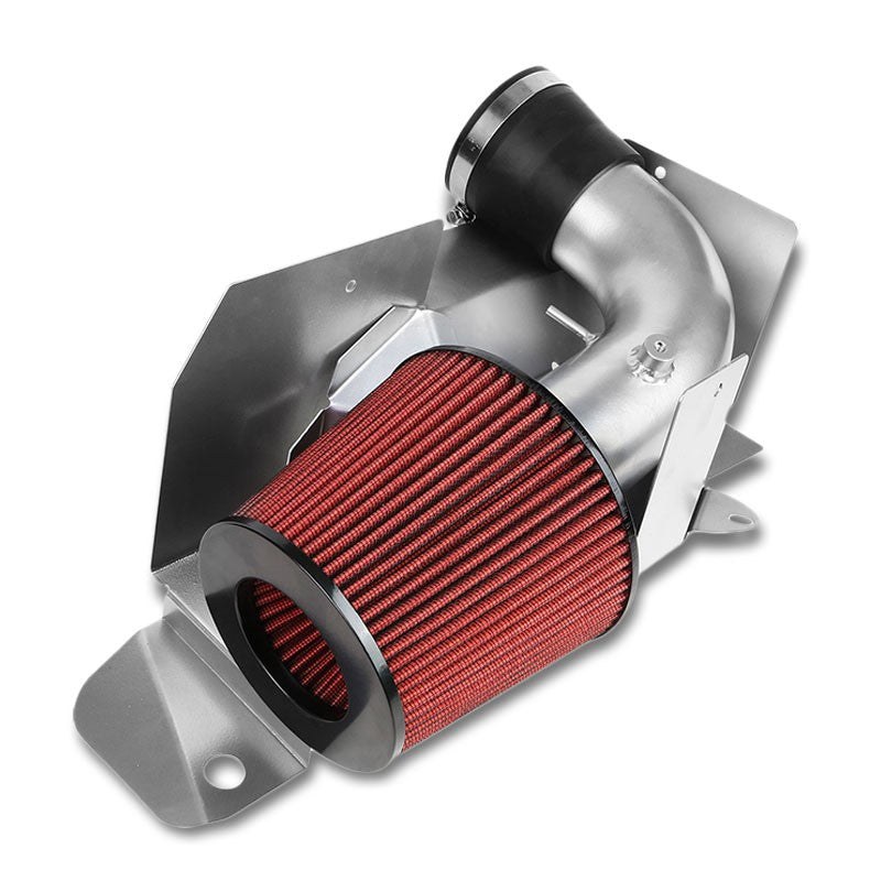 Cold Air Intake Polish Pipe/Filter+Heat Shield For 10-14 A3/Golf/Jetta/Passat-Performance-BuildFastCar