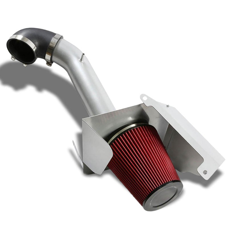 Cold Air Intake Kit Silver Pipe+Heat Shield For GMC 07-08 Yukon/Tahoe/Sierra V8-Performance-BuildFastCar