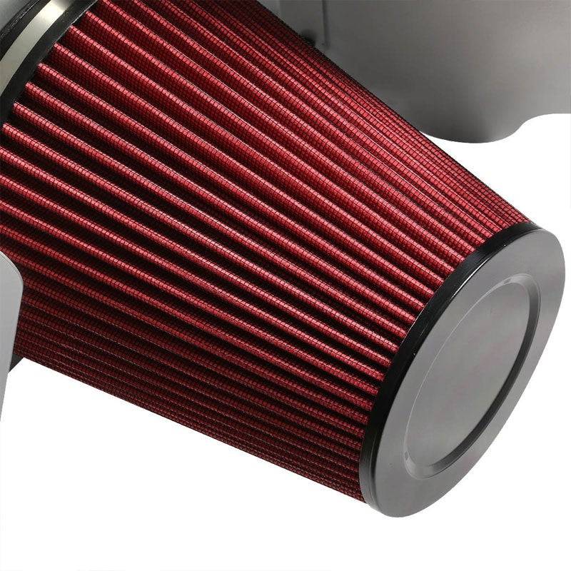 Cold Air Intake Kit Silver Pipe+Heat Shield For GMC 07-08 Yukon/Tahoe/Sierra V8-Performance-BuildFastCar