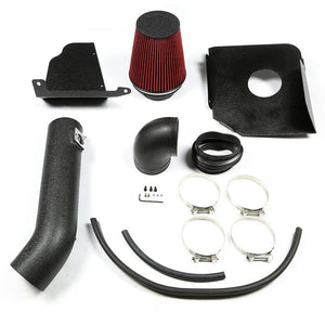 Cold Air Intake Kit Black Pipe+Heat Shield For GMC 09-14 Yukon/Avalanche V8-Performance-BuildFastCar