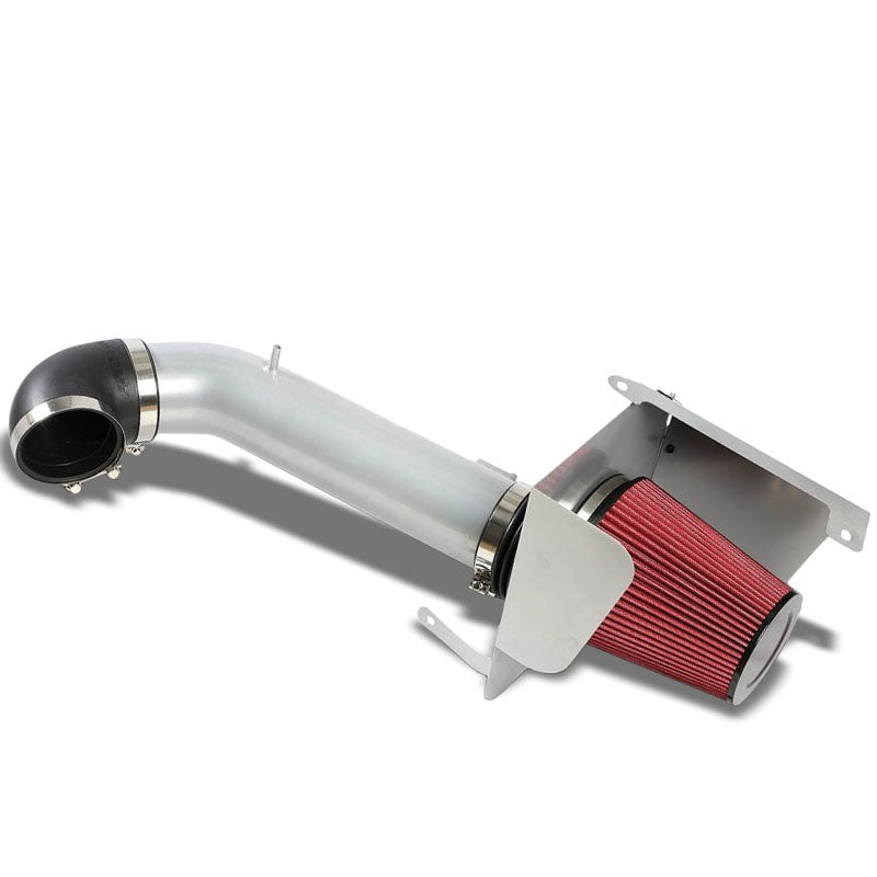 Cold Air Intake Kit Silver Pipe+Heat Shield For GMC 09-14 Yukon/Avalanche V8-Performance-BuildFastCar