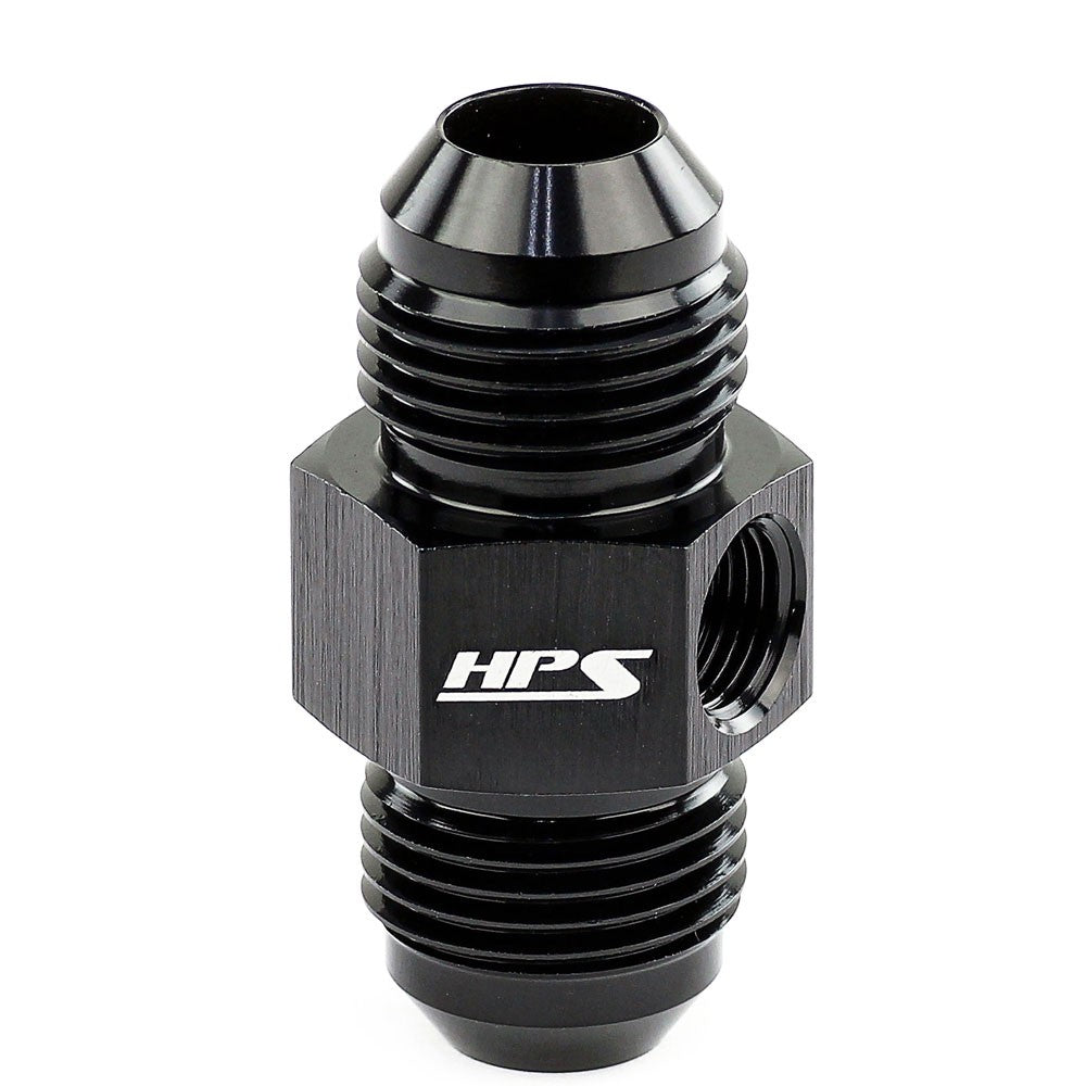 HPS AN191-03 AN Male to Male NPT Adapter (Side Port) Fitting [AN3]  HPS-AN191-03