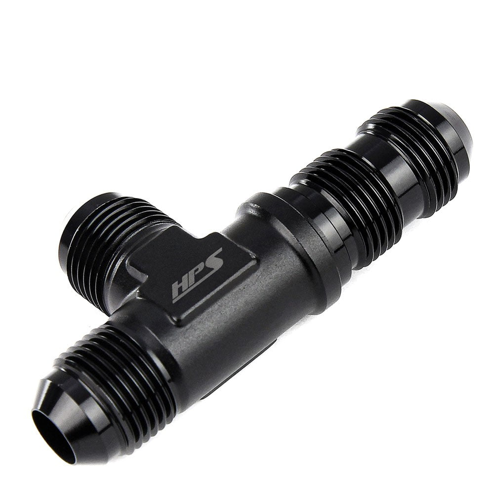 HPS AN8044 AN Male to Male Bulkhead Adapter Fitting -4 Tee on run HPS-AN8044