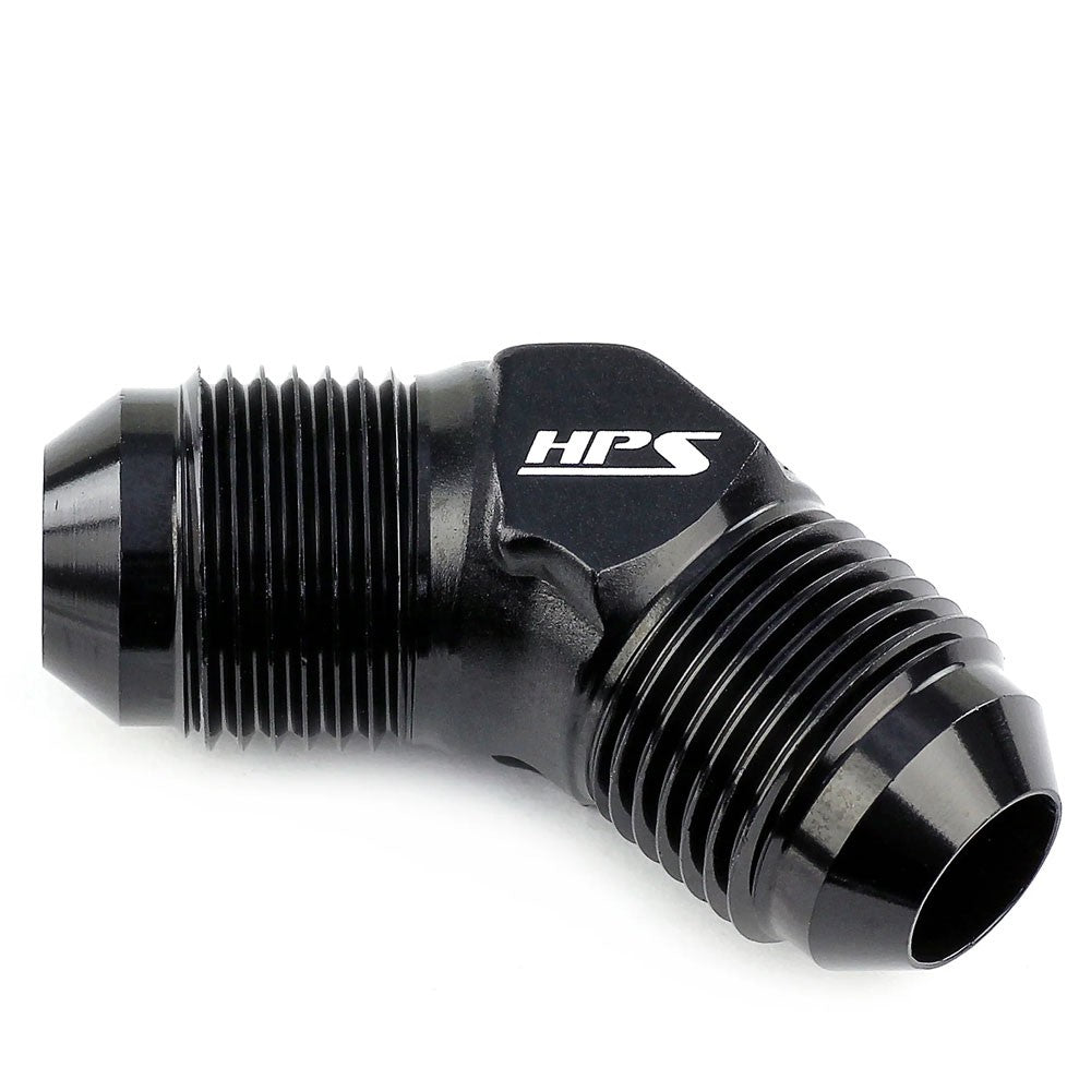 HPS AN813-8 AN Male to Male Union Adapter Fitting AN8 45 Degree HPS-AN813-8