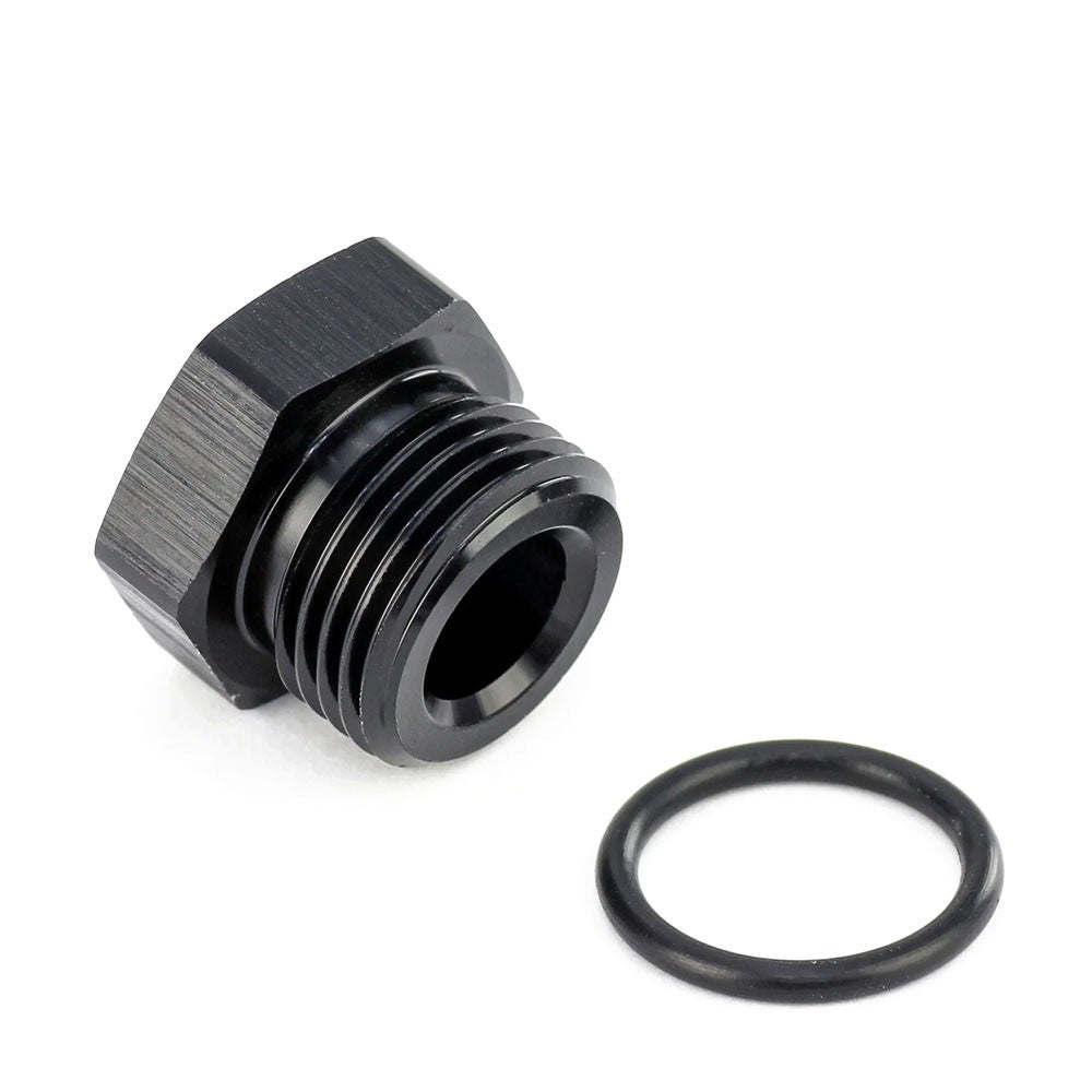 Threaded Port Plug HPS AN8148 AN -8 ORB Port Thread Plug with O-Ring Boss - BuildFastCar