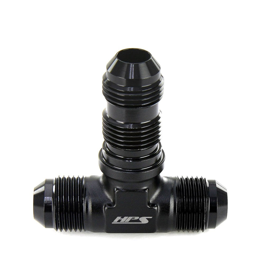 HPS AN8348 AN Male to Male Bulkhead Adapter Fitting -8 Tee HPS-AN8348