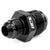 HPS AN Male to Male Union Adapter (Reducer) Fitting [Straight] [AN -12 to -8] (Aluminum, Black)