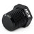 HPS NPT Hex Plug Fitting [1/8 NPT] (Aluminum, Black)