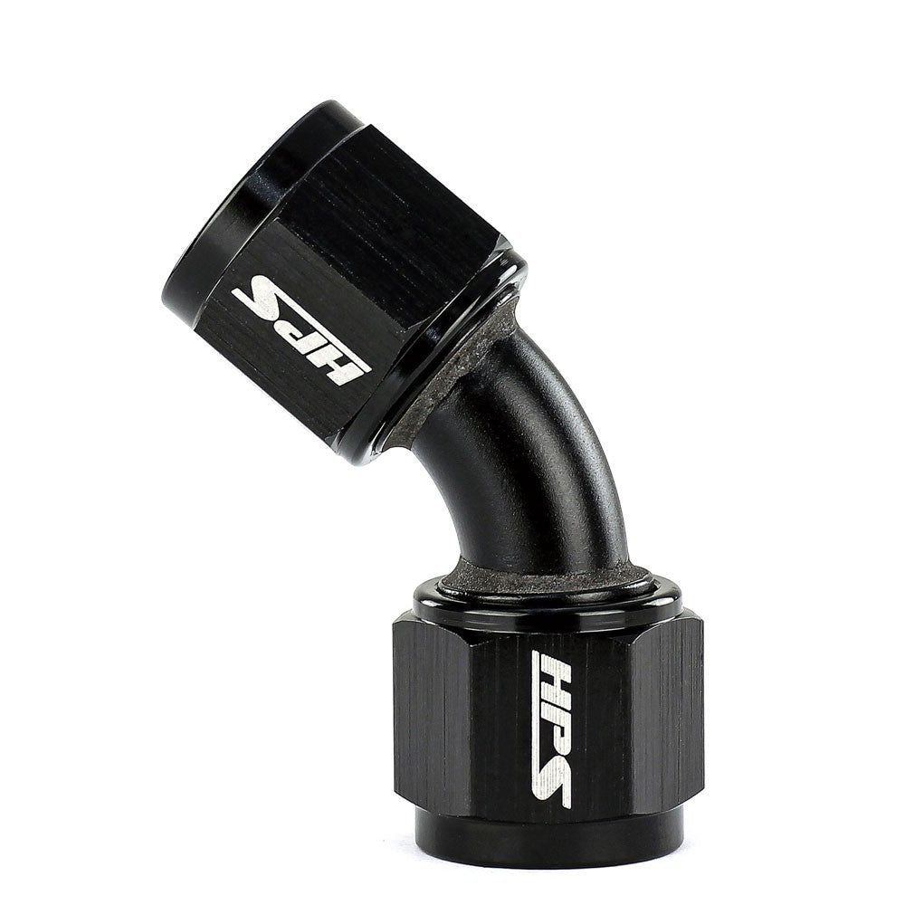 HPS AN9451-12 AN Female to Female Swivel Adapter [45 Degree] [AN12] HPS-AN9451-12