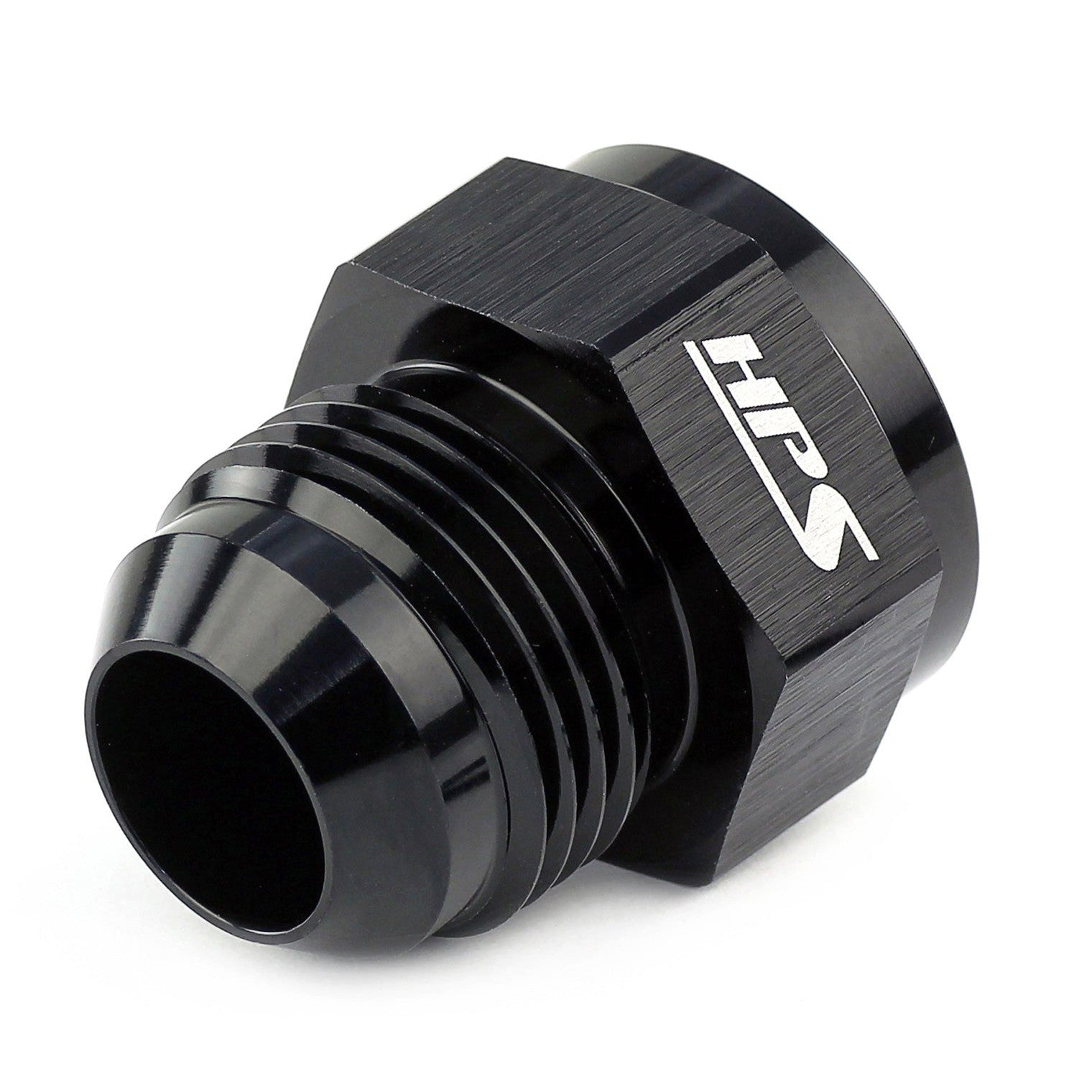 HPS AN Male to Female Expander Adapter Fitting [Straight] [AN -3 to -4] (Aluminum, Black)